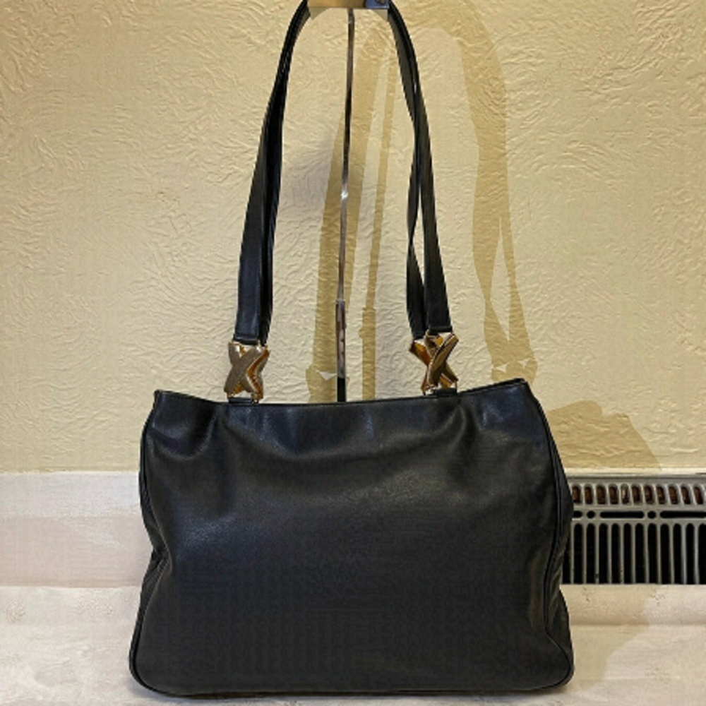PALOMA PICASSO black soft leather shoulder bag